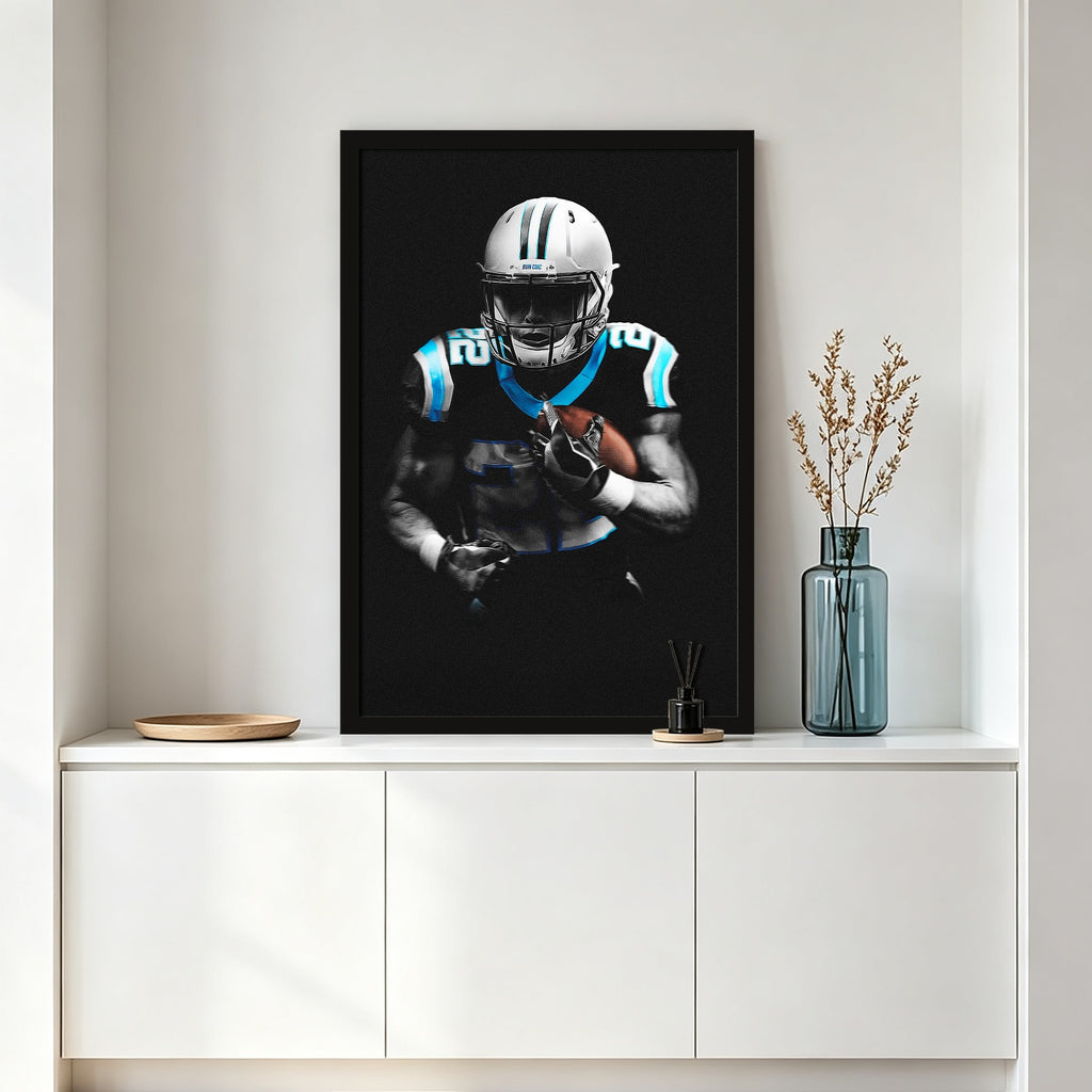 Christian McCaffrey Art Sports Decorative Poster School Dormitory 5 Canvas Wall Art Poster Decor Gift