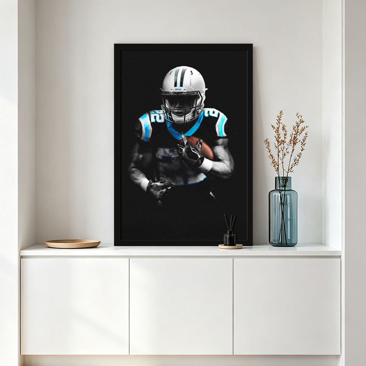 Christian McCaffrey Art Sports Decorative Poster School Dormitory 5 Canvas Wall Art Poster Decor Gift