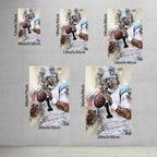 Cam Newton Celebrity Sports Art Poster School Dining Room Decoration 6 Canvas Wall Art Poster Decor Gift