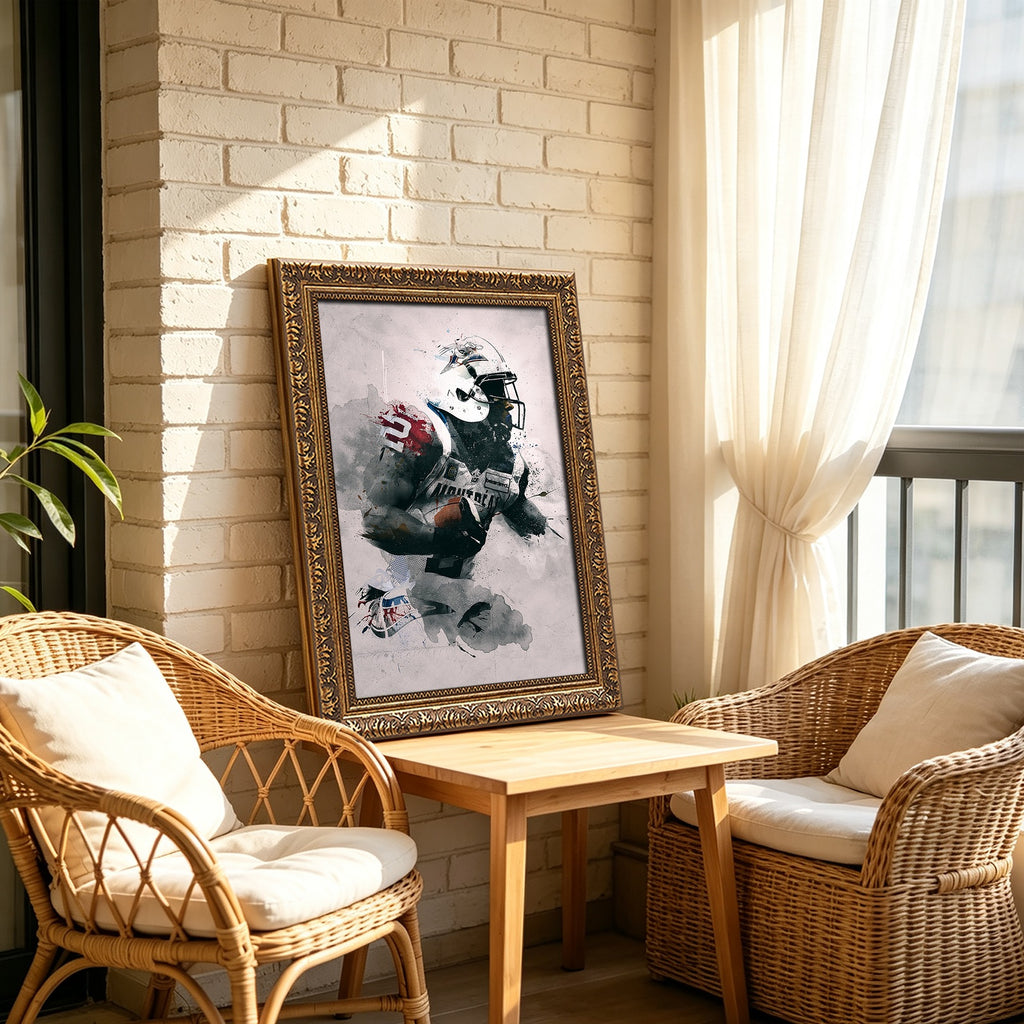 Brandon Whitaker Art Sports Decorative Poster School Dormitory 4 Canvas Wall Art Poster Decor Gift