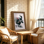 Brandon Whitaker Art Sports Decorative Poster School Dormitory 4 Canvas Wall Art Poster Decor Gift