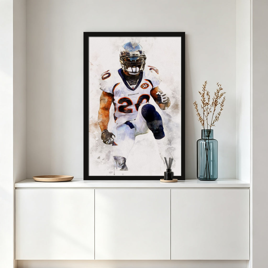 Brian Dawkins Art Poster 7 Canvas Wall Art Poster Decor Gift