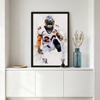 Brian Dawkins Art Poster 7 Canvas Wall Art Poster Decor Gift