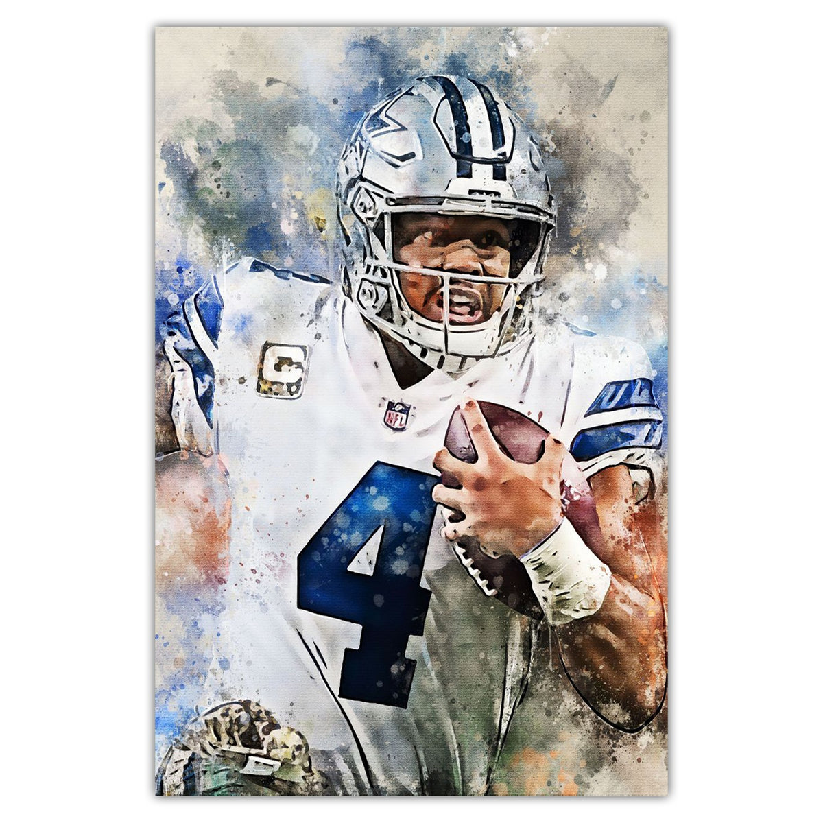 Dak Prescott Celebrity Sports Art Poster School Dining Room Decoration 0 Canvas Wall Art Poster Decor Gift
