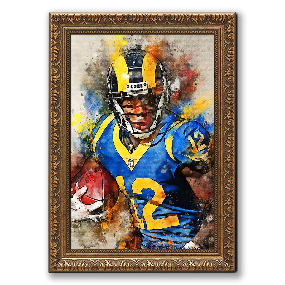 Brandin Cooks Celebrity Sports Art Poster School Dining Room Decoration 2 Canvas Wall Art Poster Decor Gift