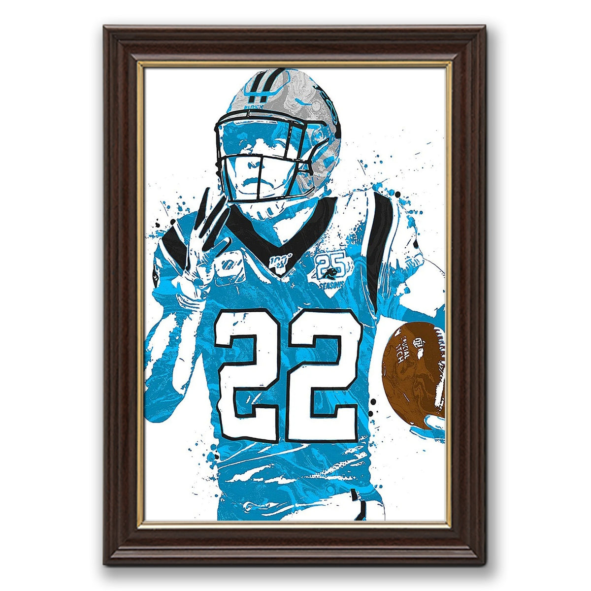 Christian McCaffrey Celebrity Sports Art Poster School Dining Room Decoration 9 Canvas Wall Art Poster Decor Gift