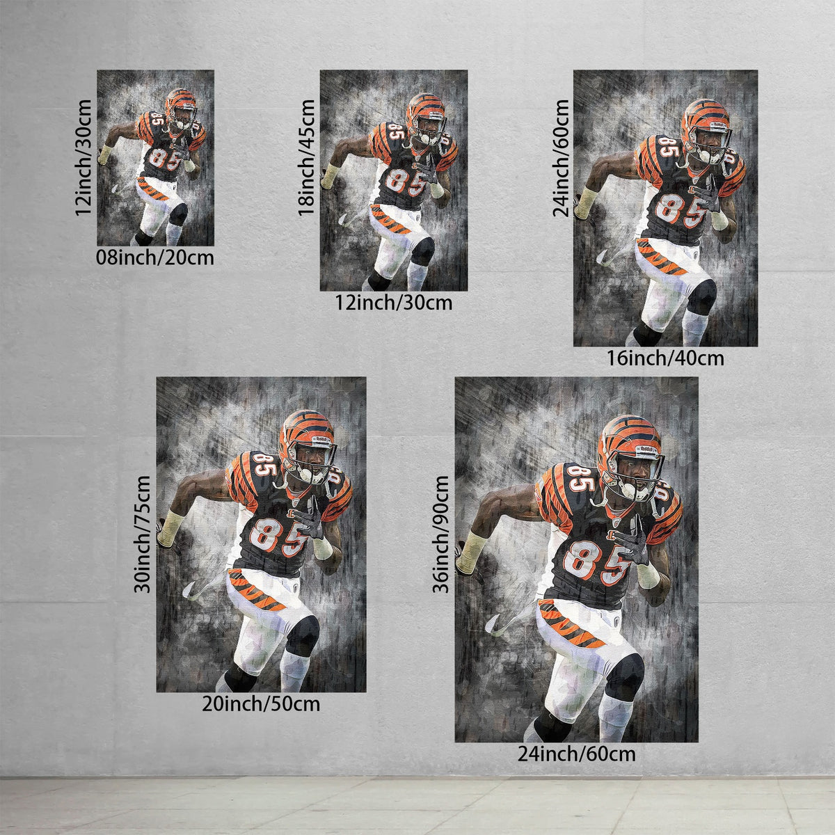Chad Johnson Celebrity Sports Art Poster School Dining Room Decoration 4 Canvas Wall Art Poster Decor Gift