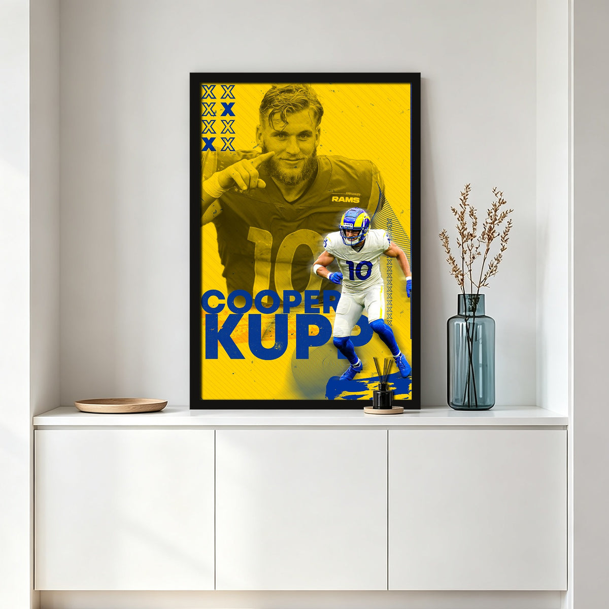 Cooper Kupp Sports Decoration Poster 4 Canvas Wall Art Poster Decor Gift