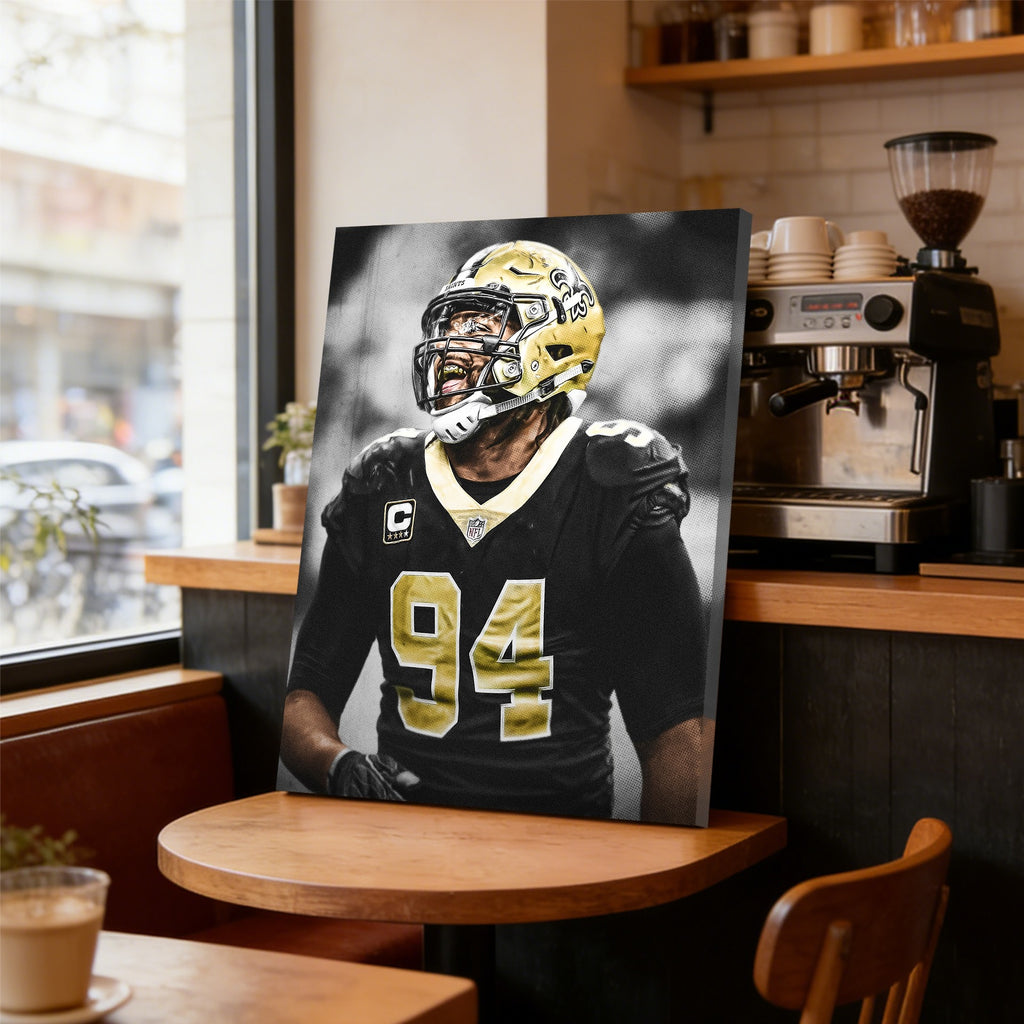 Cameron Jordan Celebrity Sports Art Poster School Dining Room Decoration 1 Canvas Wall Art Poster Decor Gift