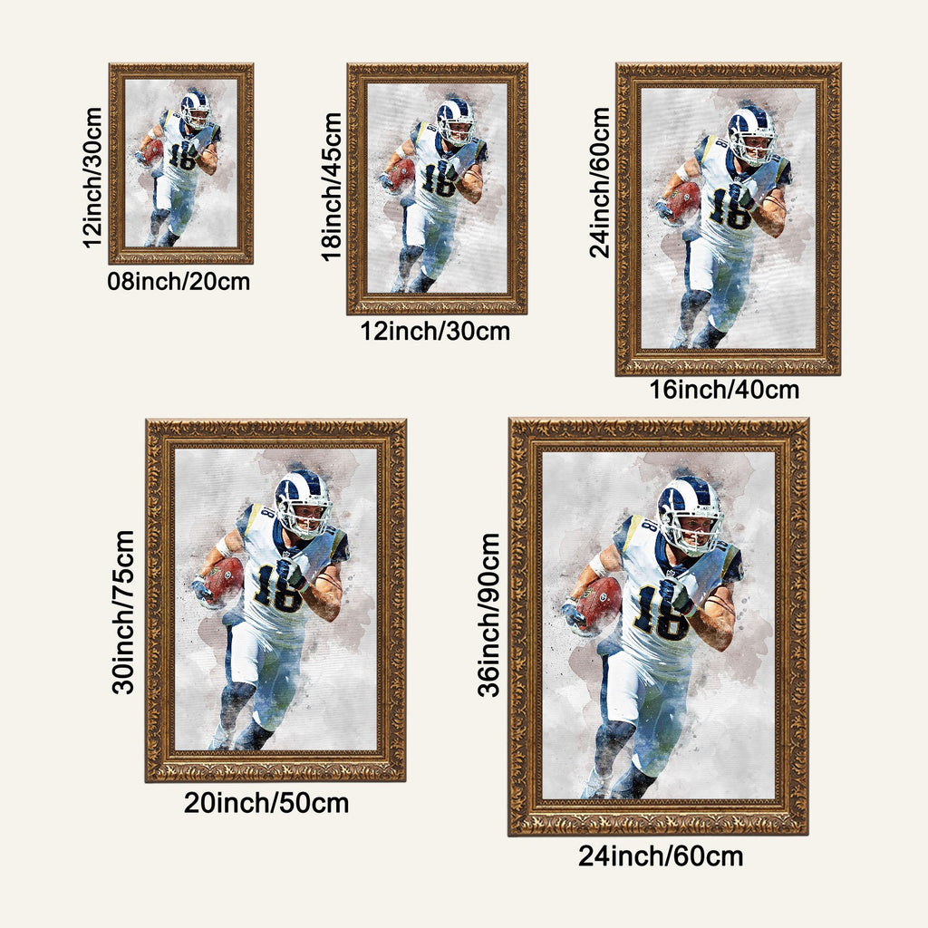 Cooper Kupp Celebrity Sports Art Poster School Dining Room Decoration 7 Canvas Wall Art Poster Decor Gift