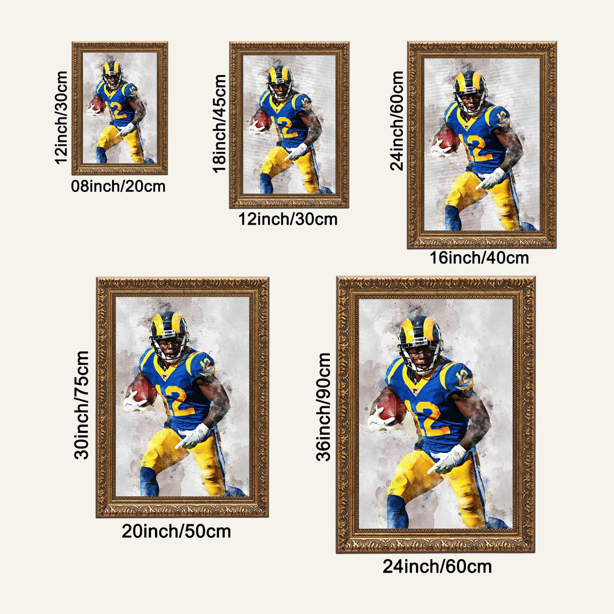 Brandin Cooks Celebrity Sports Art Poster School Dining Room Decoration 6 Canvas Wall Art Poster Decor Gift