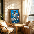 Christian McCaffrey Celebrity Sports Art Poster School Dining Room Decoration 0 Canvas Wall Art Poster Decor Gift