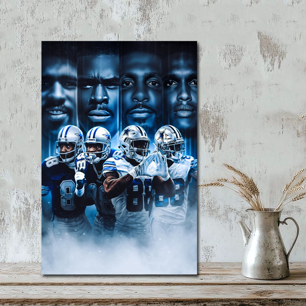 CeeDee Lamb Art Sports Decorative Poster School Dormitory 6 Canvas Wall Art Poster Decor Gift