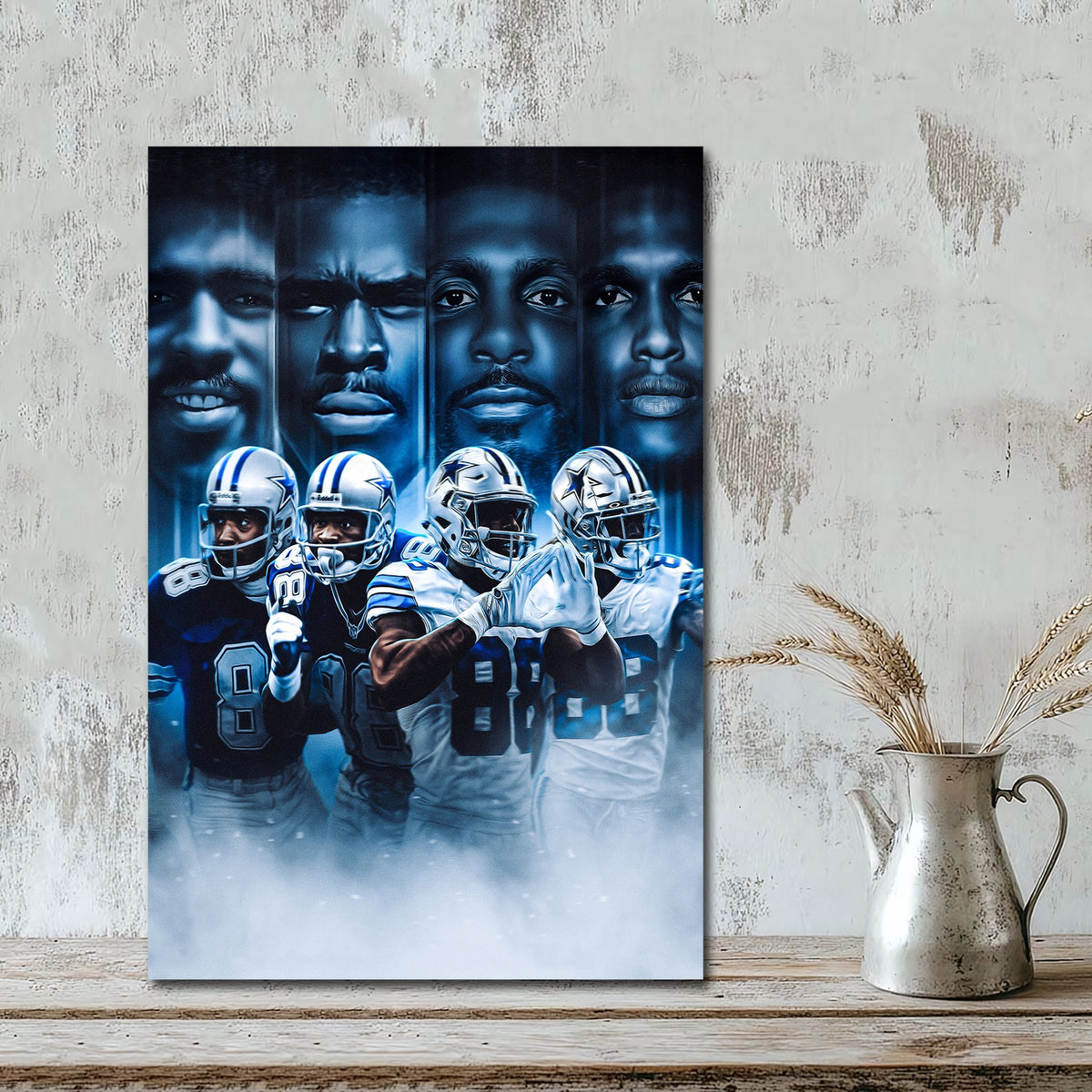 CeeDee Lamb Art Sports Decorative Poster School Dormitory 6 Canvas Wall Art Poster Decor Gift