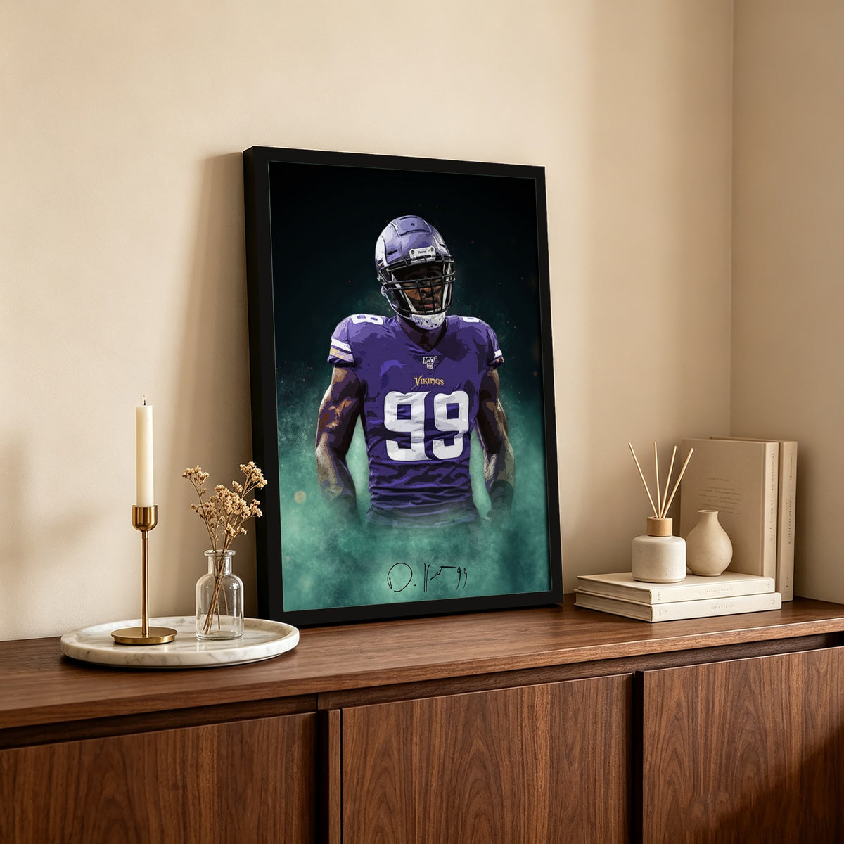 Danielle Hunter Celebrity Sports Art Poster School Dining Room Decoration 7 Canvas Wall Art Poster Decor Gift