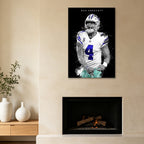 Dak Prescott Art Poster 1 Canvas Wall Art Poster Decor Gift