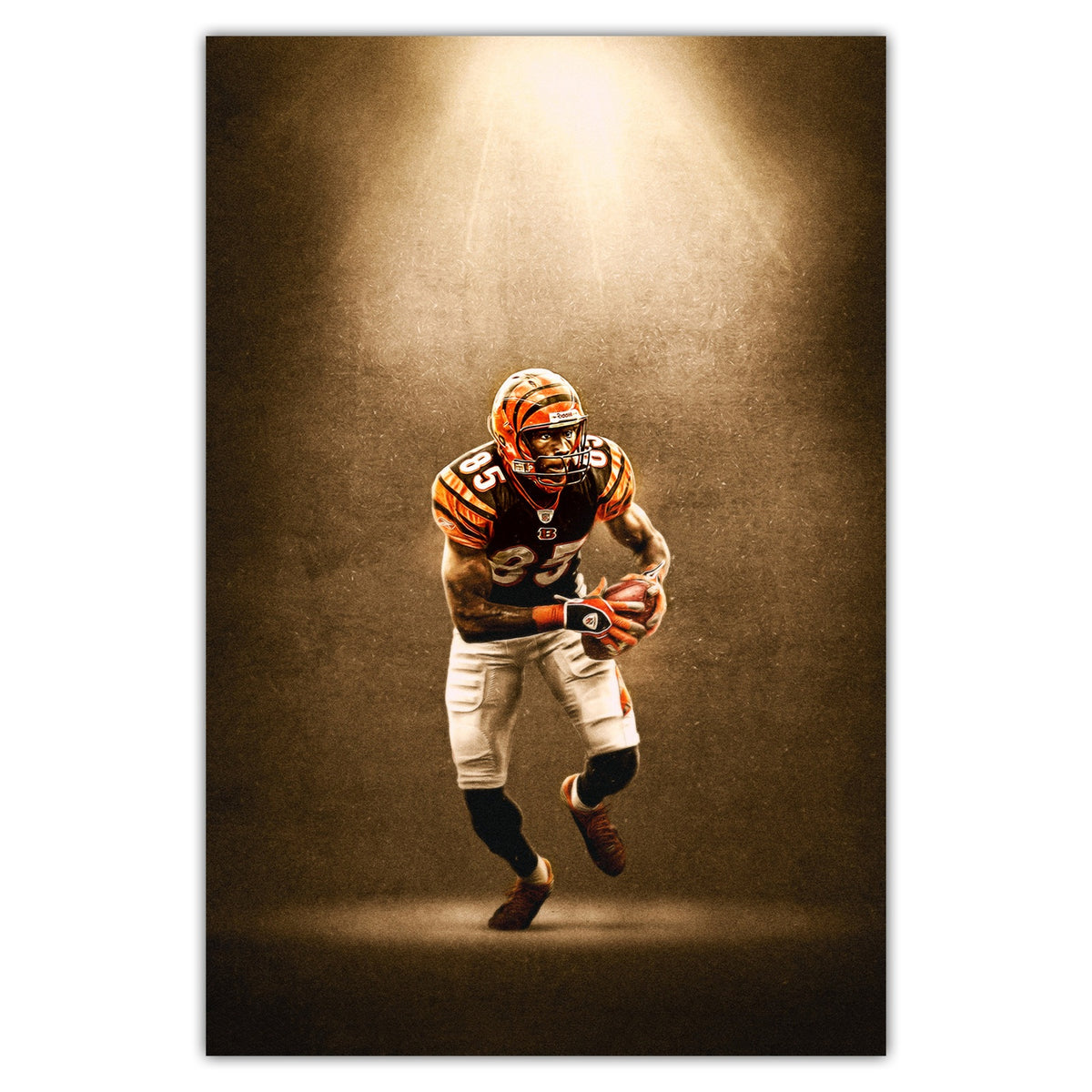 Chad Johnson Art Sports Decorative Poster School Dormitory 9 Canvas Wall Art Poster Decor Gift