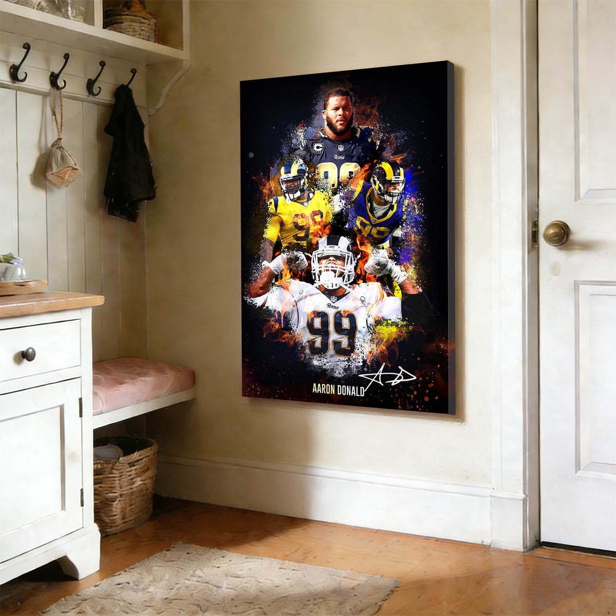 Bobby Wagner Celebrity Sports Art Poster School Dining Room Decoration 2 Canvas Wall Art Poster Decor Gift