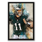 Carson Wentz Celebrity Sports Art Poster School Dining Room Decoration 2 Canvas Wall Art Poster Decor Gift