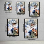 Dak Prescott Celebrity Sports Art Poster School Dining Room Decoration 0 Canvas Wall Art Poster Decor Gift
