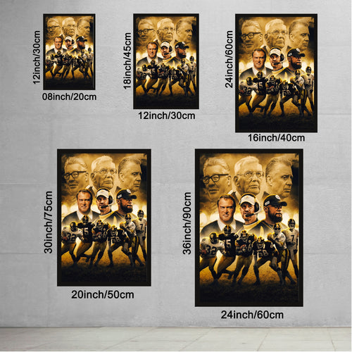 Ben Roethlisberger Art Sports Decorative Poster School Dormitory 0 Canvas Wall Art Poster Decor Gift