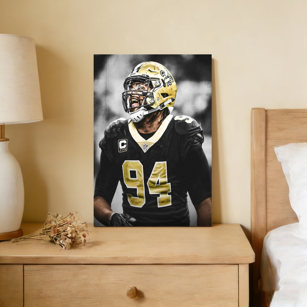 Cameron Jordan Celebrity Sports Art Poster School Dining Room Decoration 1 Canvas Wall Art Poster Decor Gift