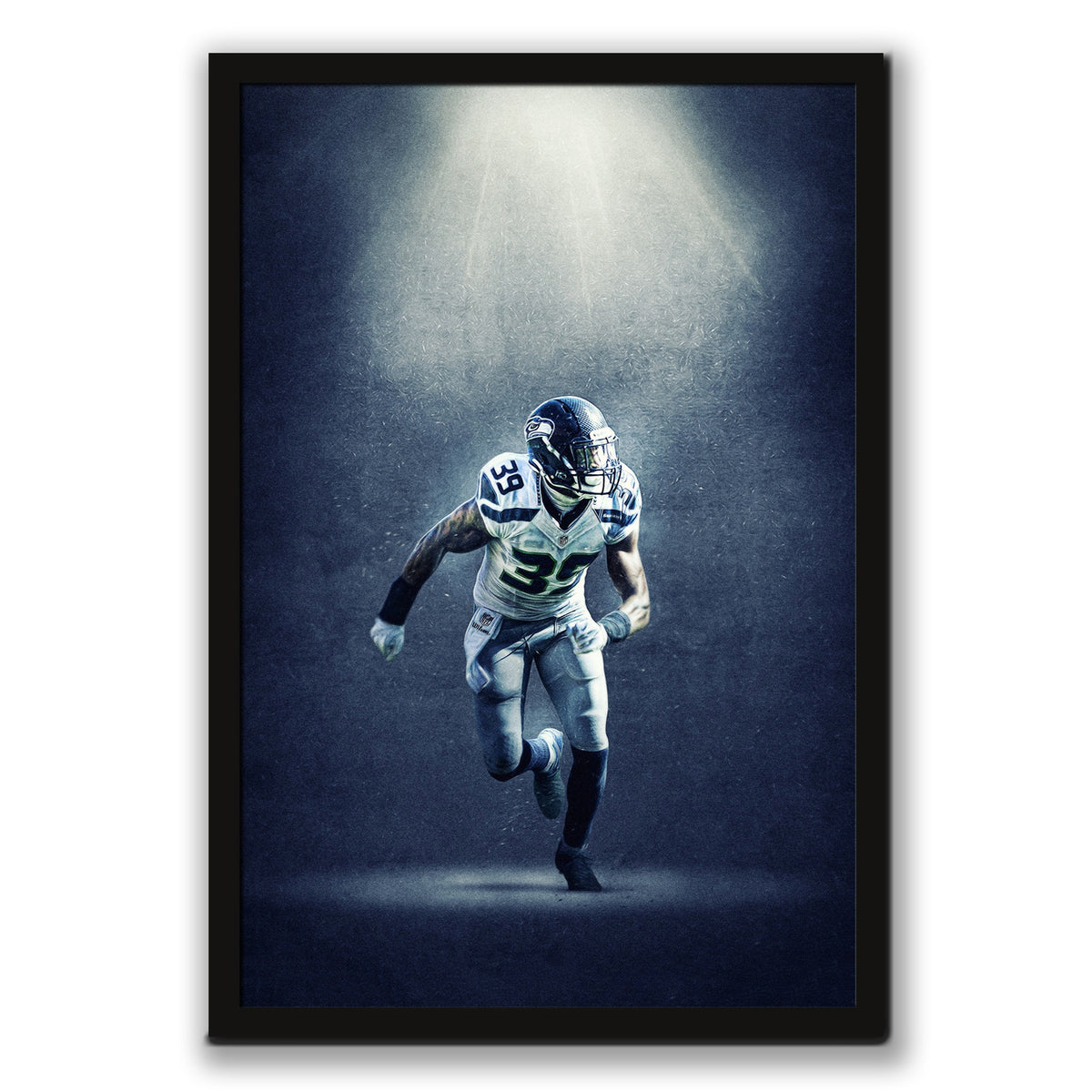 Brandon Browner Art Sports Decorative Poster School Dormitory 8 Canvas Wall Art Poster Decor Gift