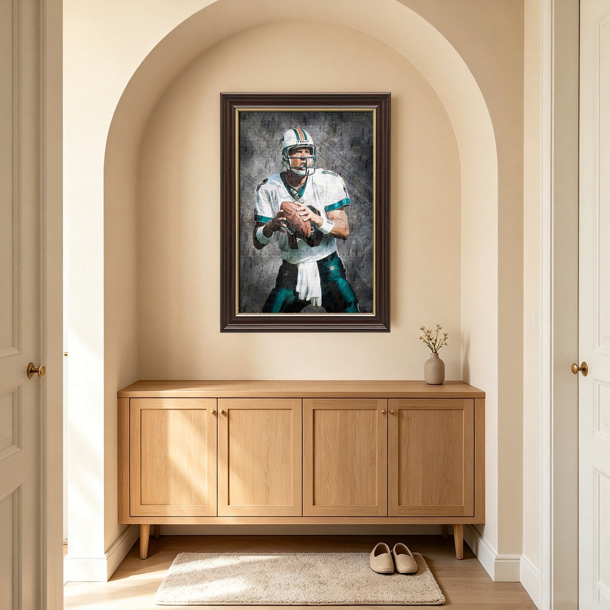 Dan Marino Celebrity Sports Art Poster School Dining Room Decoration 0 Canvas Wall Art Poster Decor Gift