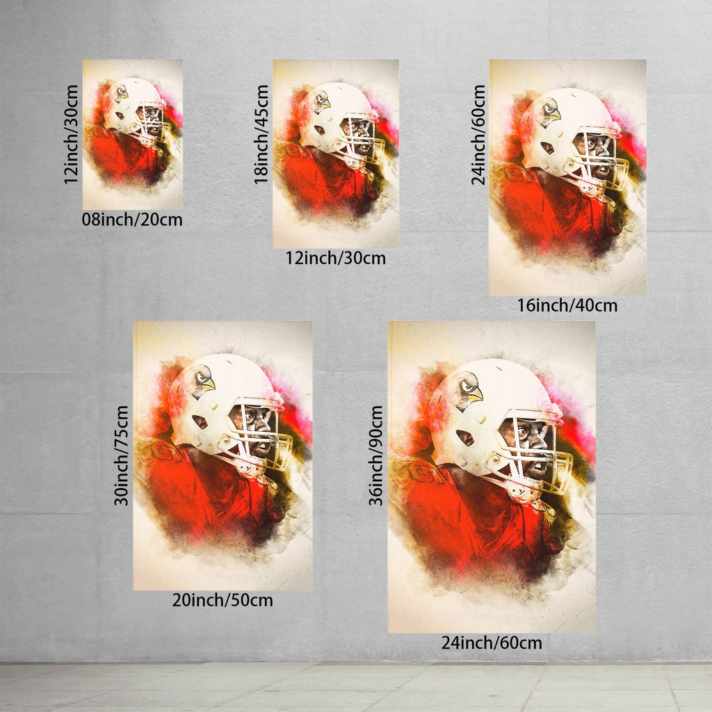 Chandler Jones Art Sports Decorative Poster School Dormitory 5 Canvas Wall Art Poster Decor Gift