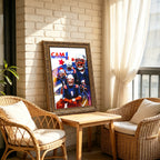 Cam Newton Sports Celebrity Art Deco Poster 1 Canvas Wall Art Poster Decor Gift