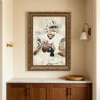 Dak Prescott Sports Celebrity Art Deco Poster 4 Canvas Wall Art Poster Decor Gift