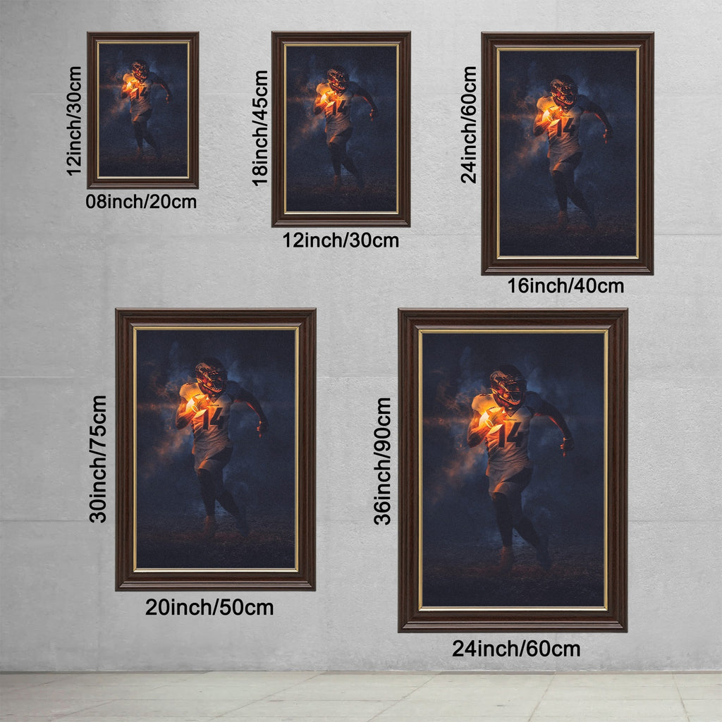 Courtland Sutton Art Sports Decorative Poster School Dormitory 2 Canvas Wall Art Poster Decor Gift