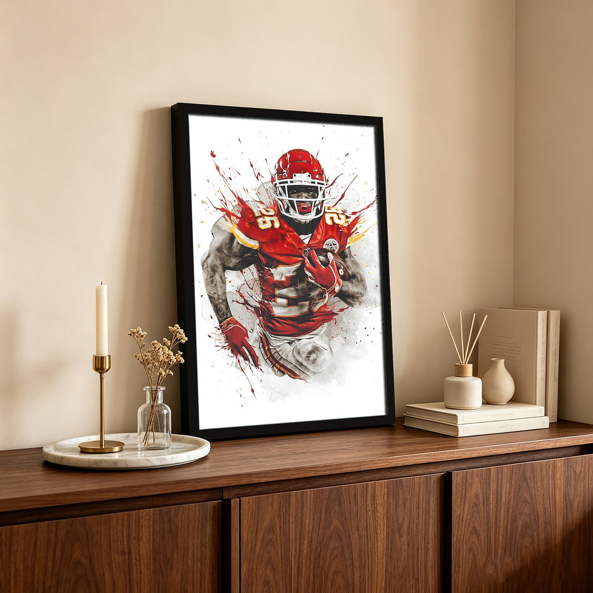 Damien Williams Art Sports Decorative Poster School Dormitory 8 Canvas Wall Art Poster Decor Gift