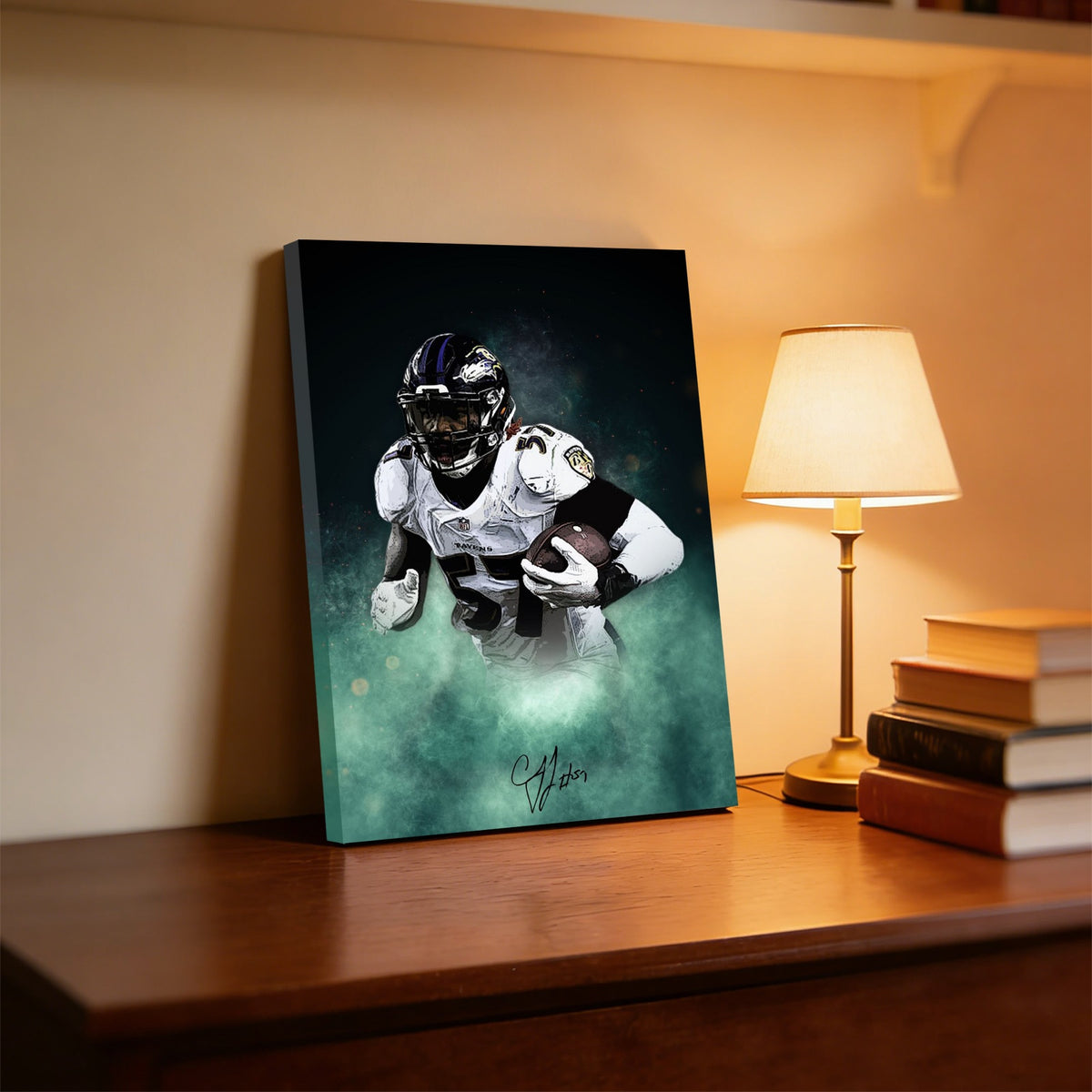 CJ Mosley Celebrity Sports Art Poster School Dining Room Decoration 8 Canvas Wall Art Poster Decor Gift