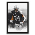 Charles Woodson Art Sports Decorative Poster School Dormitory 2 Canvas Wall Art Poster Decor Gift