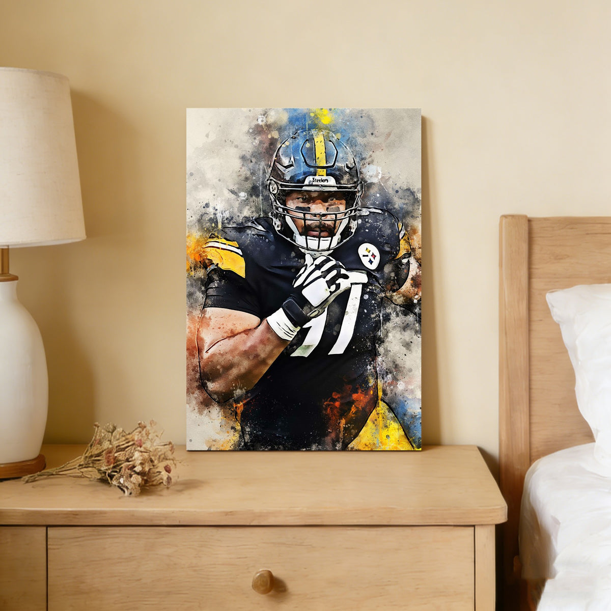 Cameron Heyward Celebrity Sports Art Poster School Dining Room Decoration 7 Canvas Wall Art Poster Decor Gift