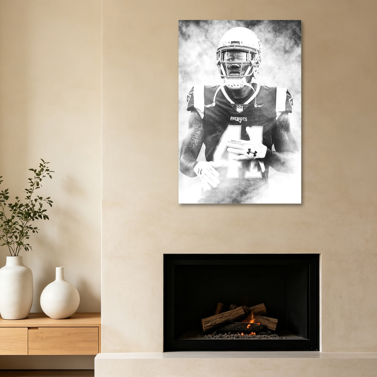 Cyrus Jones Art Sports Decorative Poster School Dormitory 6 Canvas Wall Art Poster Decor Gift
