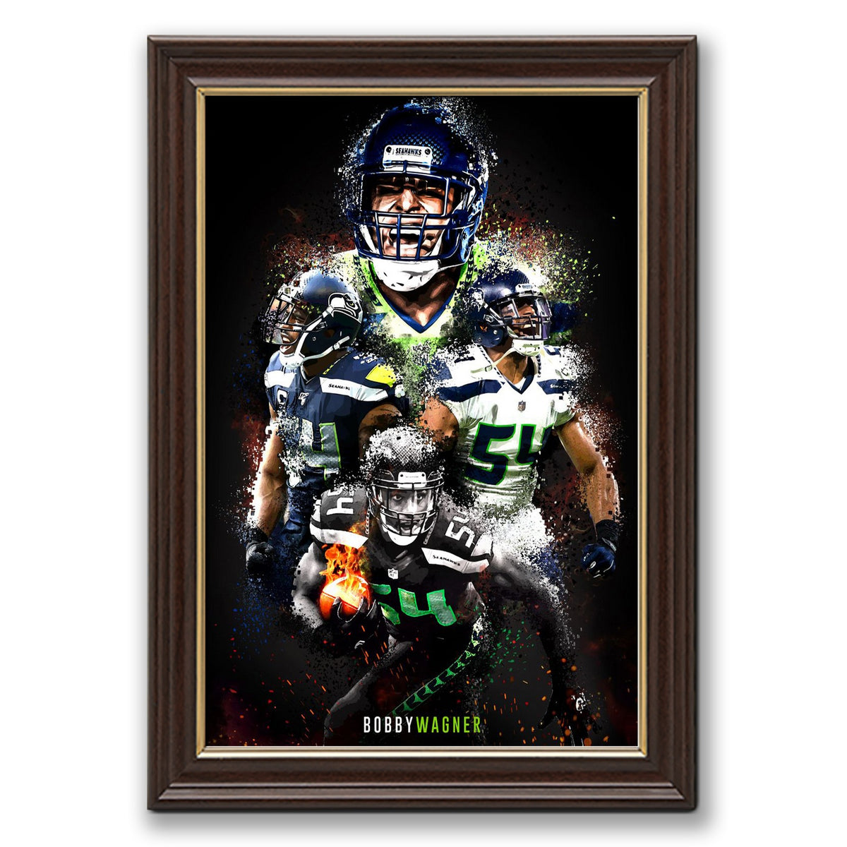 Bobby Wagner Celebrity Sports Art Poster School Dining Room Decoration 9 Canvas Wall Art Poster Decor Gift