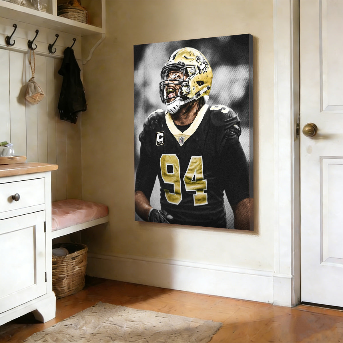 Cameron Jordan Celebrity Sports Art Poster School Dining Room Decoration 1 Canvas Wall Art Poster Decor Gift