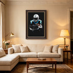 Christian McCaffrey Art Sports Decorative Poster School Dormitory 5 Canvas Wall Art Poster Decor Gift