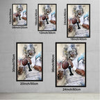 Cam Newton Celebrity Sports Art Poster School Dining Room Decoration 6 Canvas Wall Art Poster Decor Gift