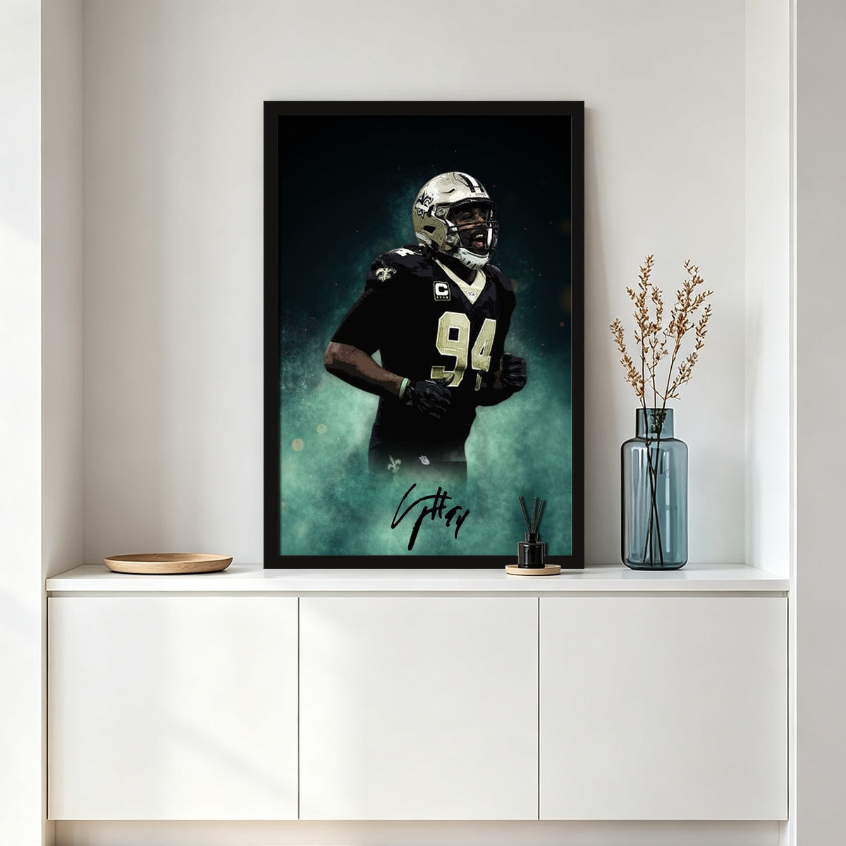 Cameron Jordan Celebrity Sports Art Poster School Dining Room Decoration 5 Canvas Wall Art Poster Decor Gift
