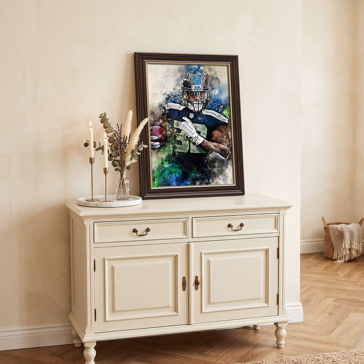 Chris Carson Celebrity Sports Art Poster School Dining Room Decoration 0 Canvas Wall Art Poster Decor Gift