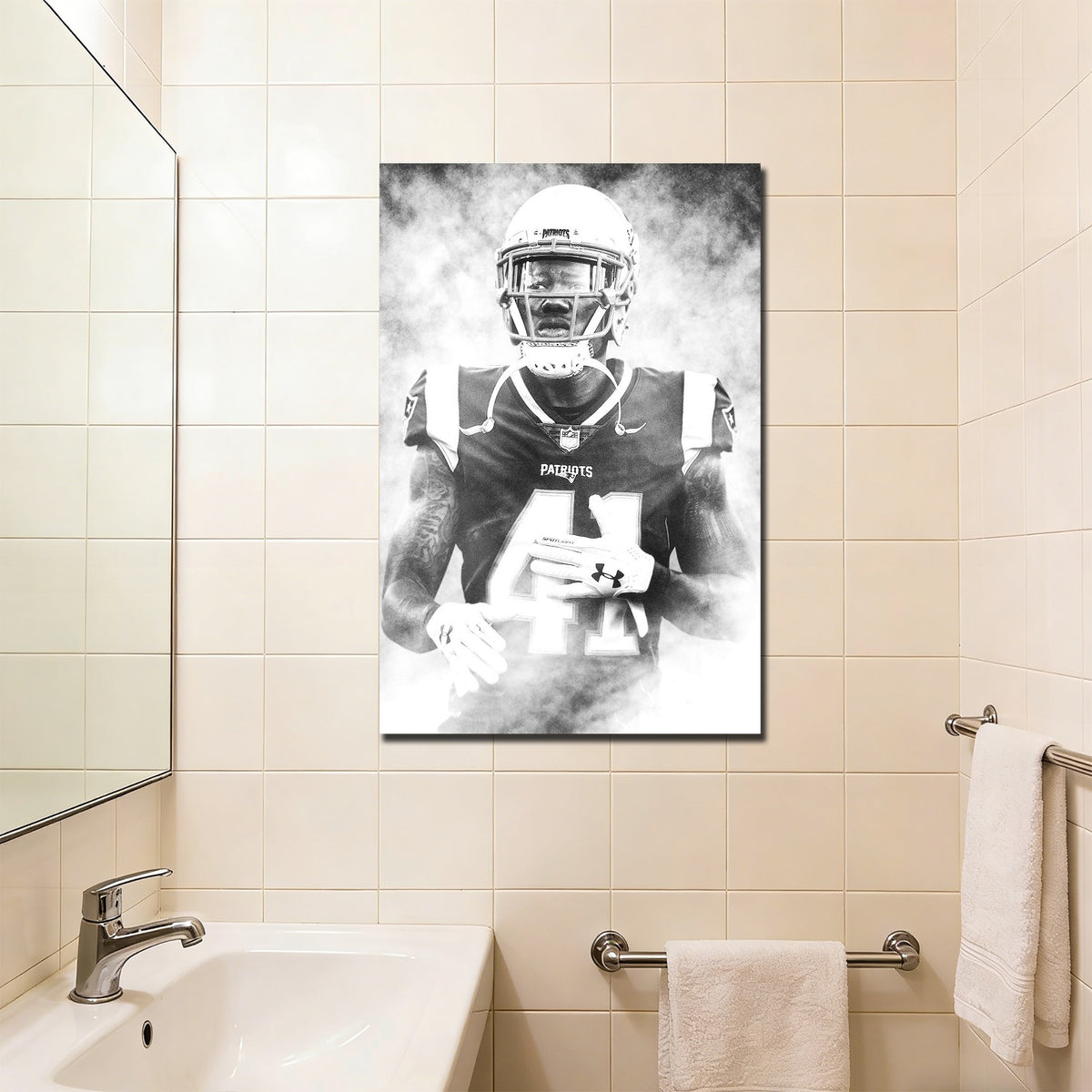 Cyrus Jones Art Sports Decorative Poster School Dormitory 6 Canvas Wall Art Poster Decor Gift