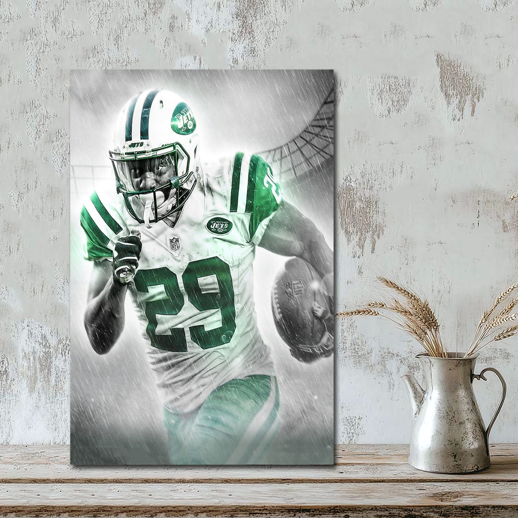 Bilal Powell Art Sports Decorative Poster School Dormitory 0 Canvas Wall Art Poster Decor Gift