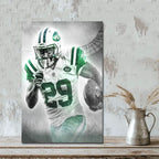 Bilal Powell Art Sports Decorative Poster School Dormitory 0 Canvas Wall Art Poster Decor Gift
