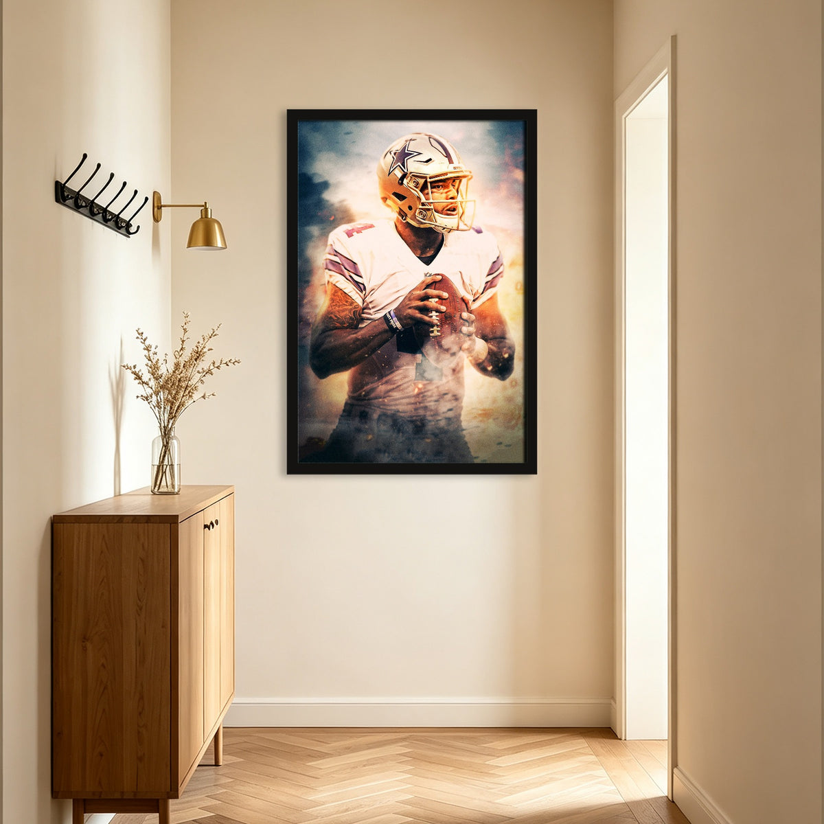 Dak Prescott Celebrity Sports Art Poster School Dining Room Decoration 8 Canvas Wall Art Poster Decor Gift