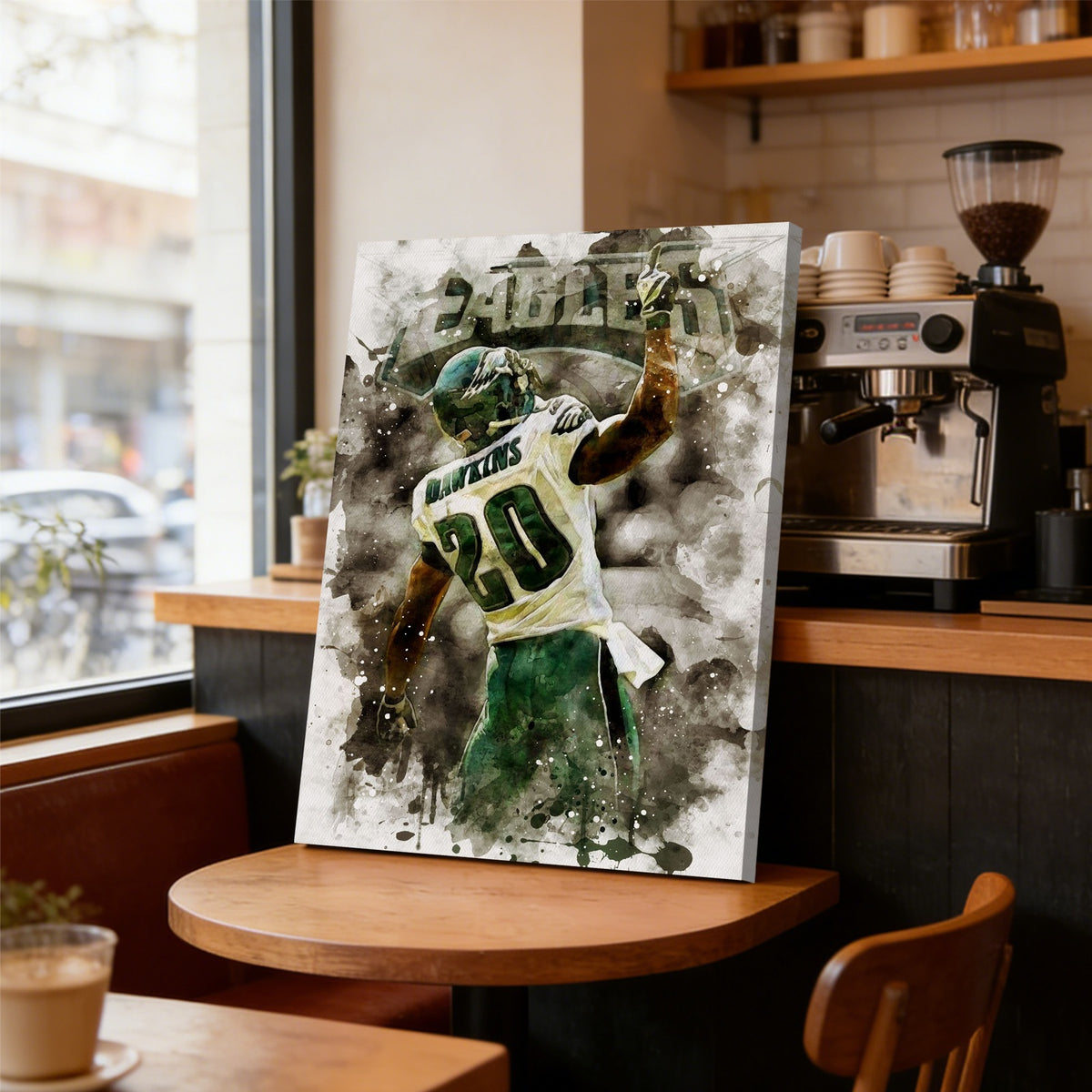 Brian Dawkins Art Poster 10 Canvas Wall Art Poster Decor Gift