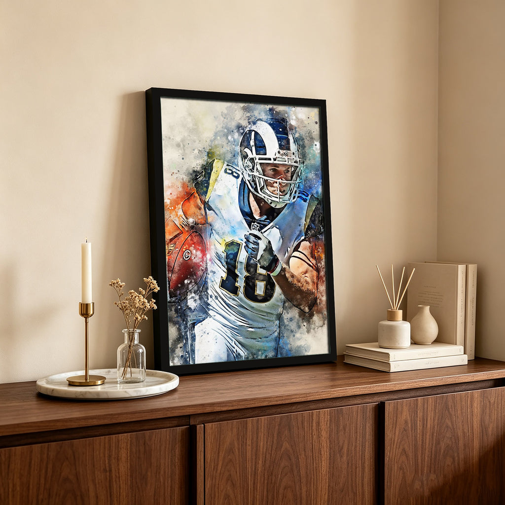 Cooper Kupp Celebrity Sports Art Poster School Dining Room Decoration 8 Canvas Wall Art Poster Decor Gift