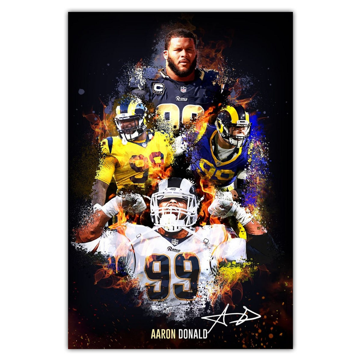 Bobby Wagner Celebrity Sports Art Poster School Dining Room Decoration 2 Canvas Wall Art Poster Decor Gift